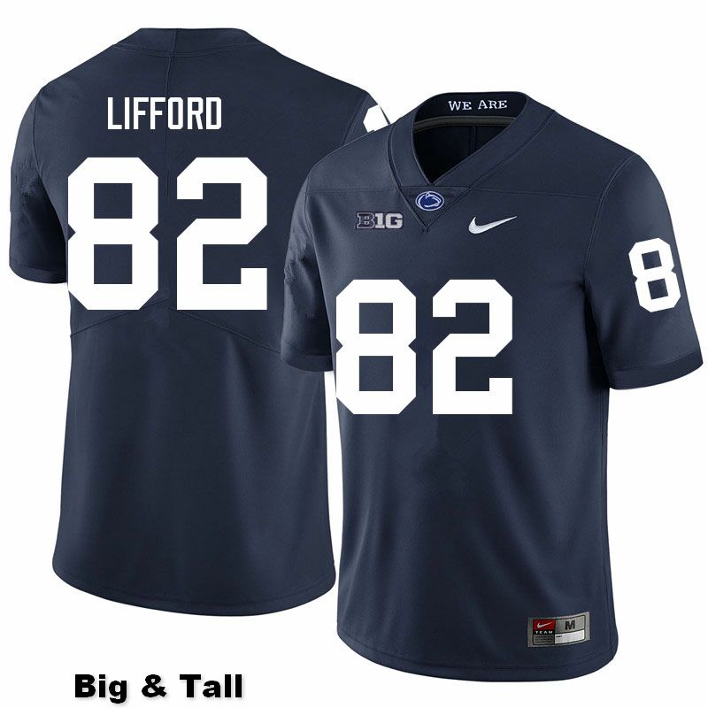 NCAA Nike Men's Penn State Nittany Lions Liam Clifford #82 College Football Authentic Big & Tall Navy Stitched Jersey VSY6598HE